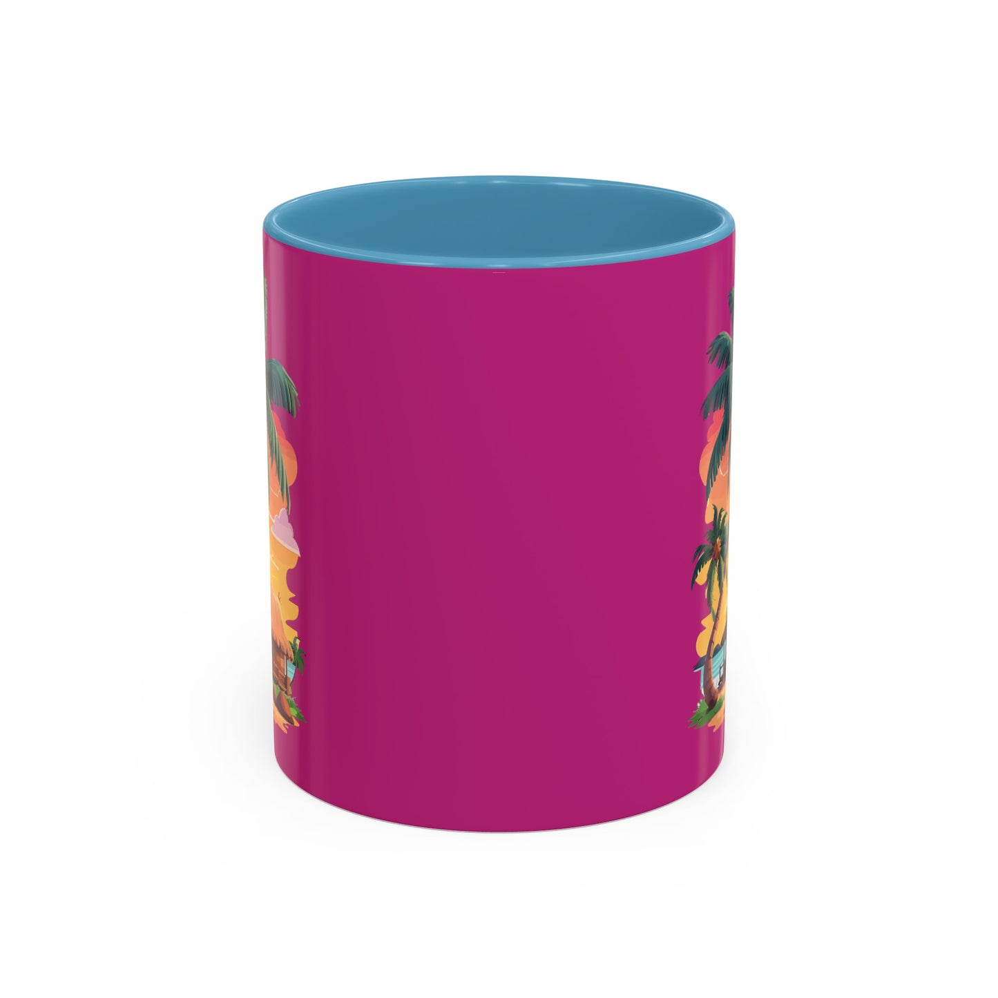 Magenta Accent Coffee Mug (11, 15oz)