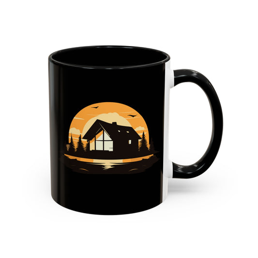 Black Accent Coffee Mug (11, 15oz)