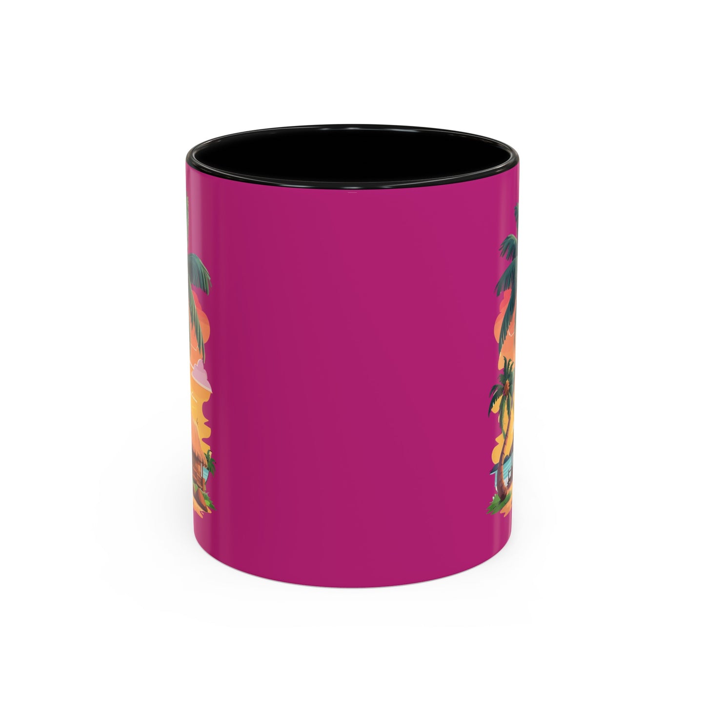 Magenta Accent Coffee Mug (11, 15oz)