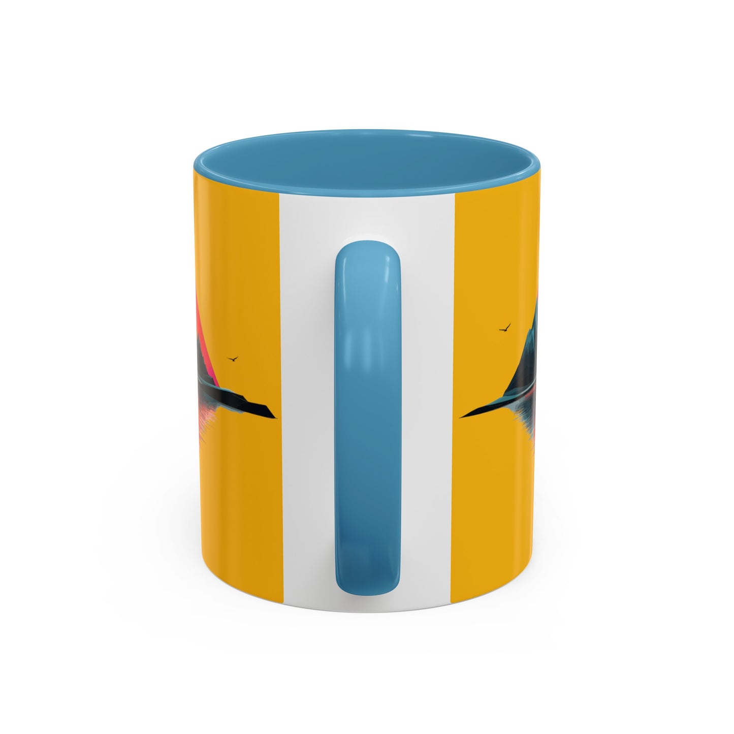 Yellow Accent Coffee Mug (11, 15oz)