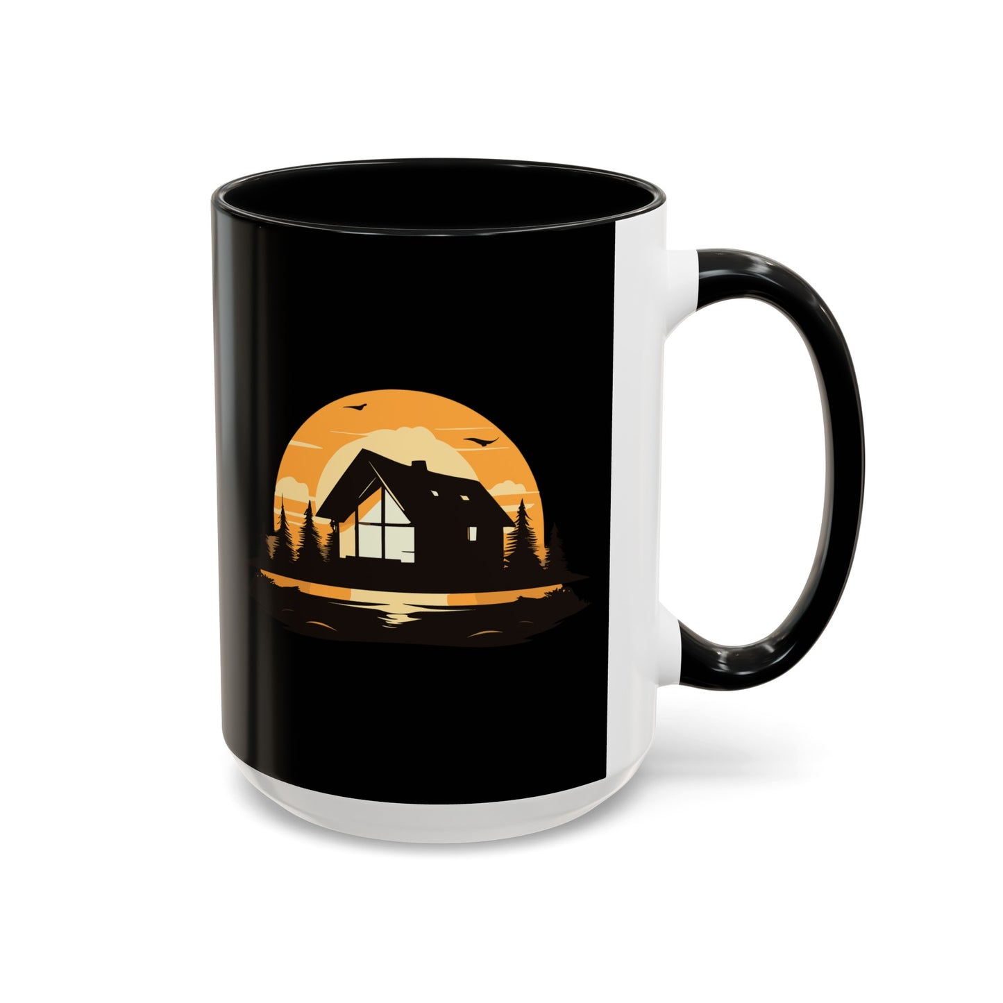 Black Accent Coffee Mug (11, 15oz)