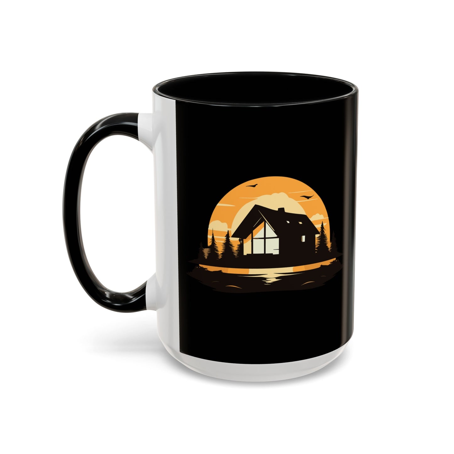 Black Accent Coffee Mug (11, 15oz)