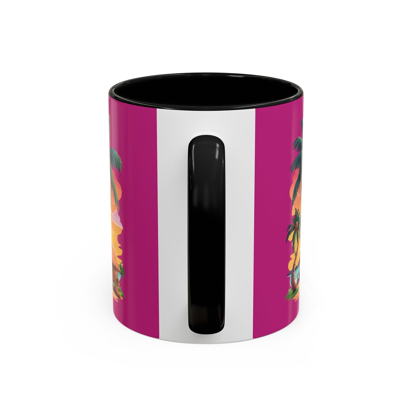 Magenta Accent Coffee Mug (11, 15oz)