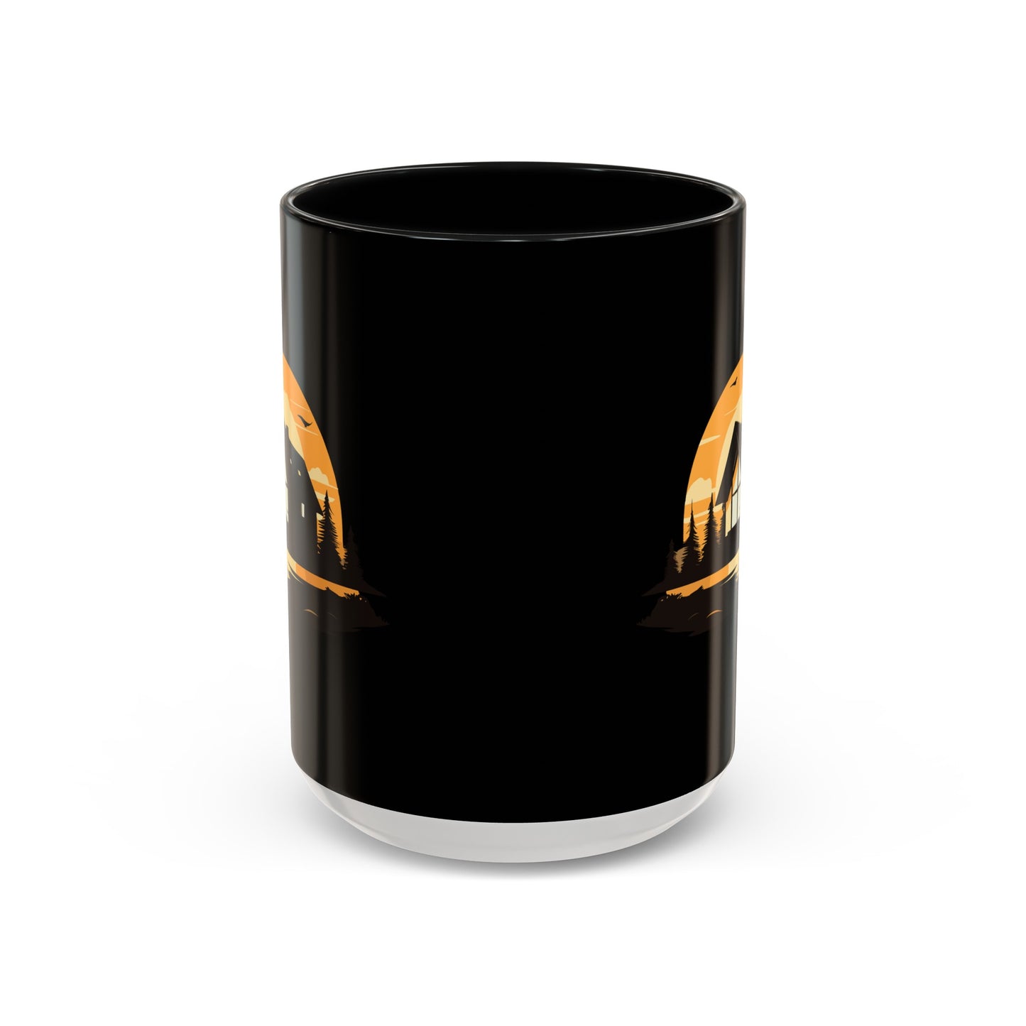 Black Accent Coffee Mug (11, 15oz)