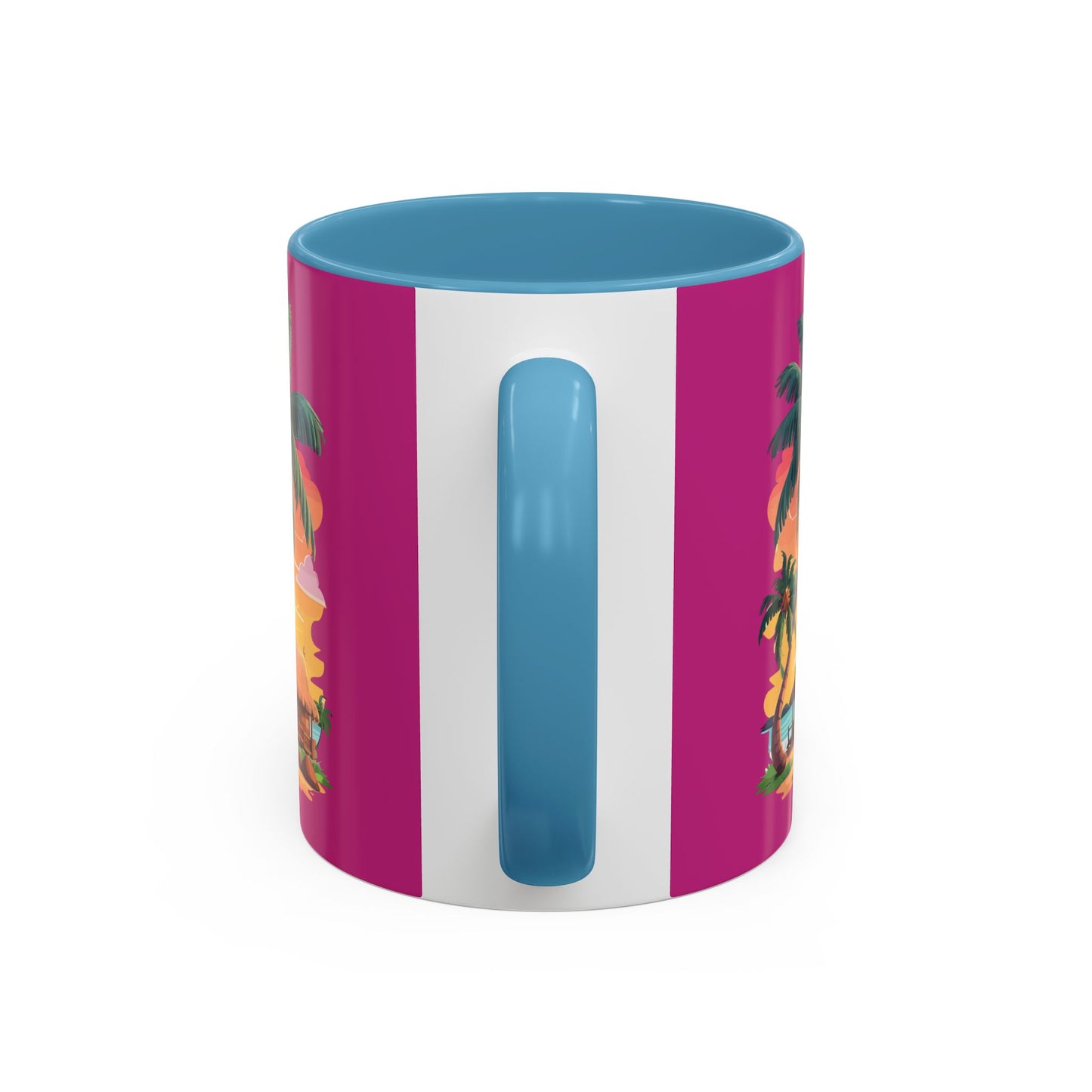 Magenta Accent Coffee Mug (11, 15oz)