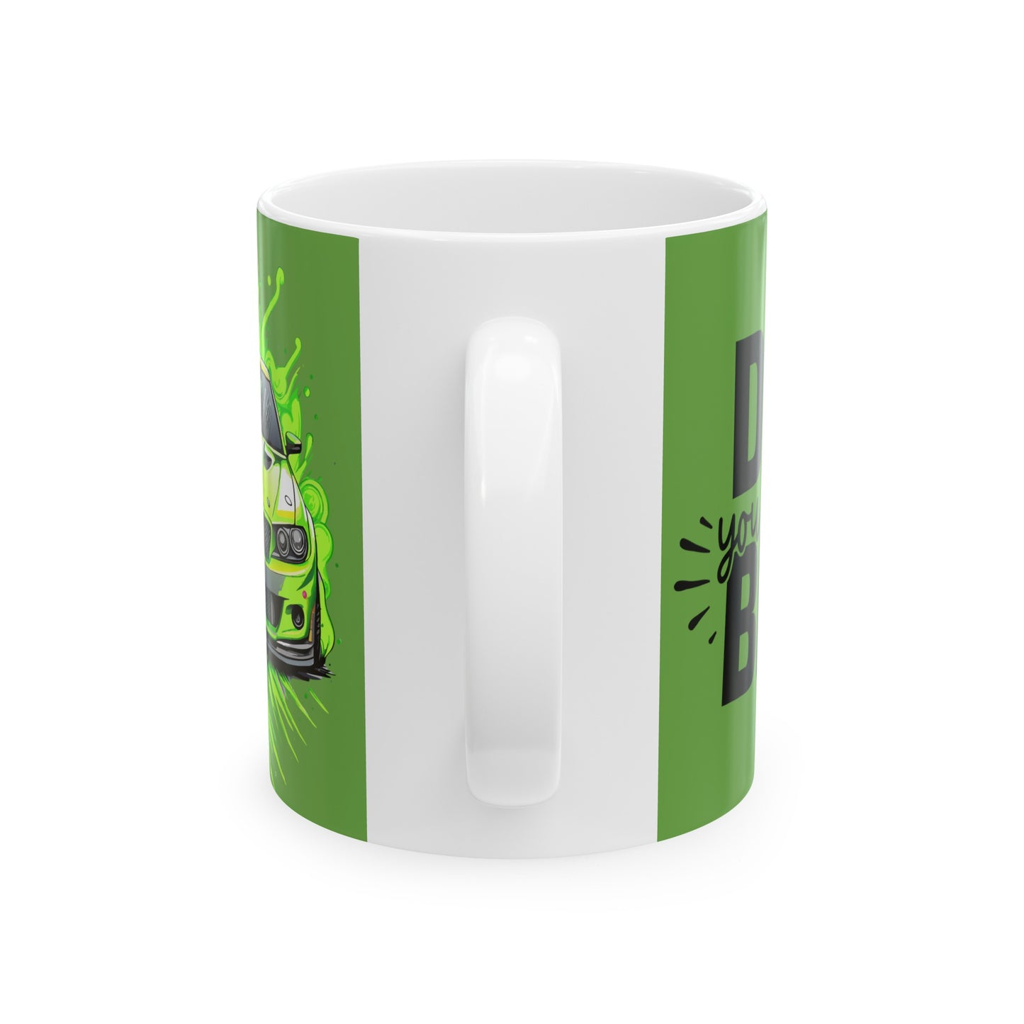 Green Ceramic Mug, DAD you are the BEST (11oz, 15oz)