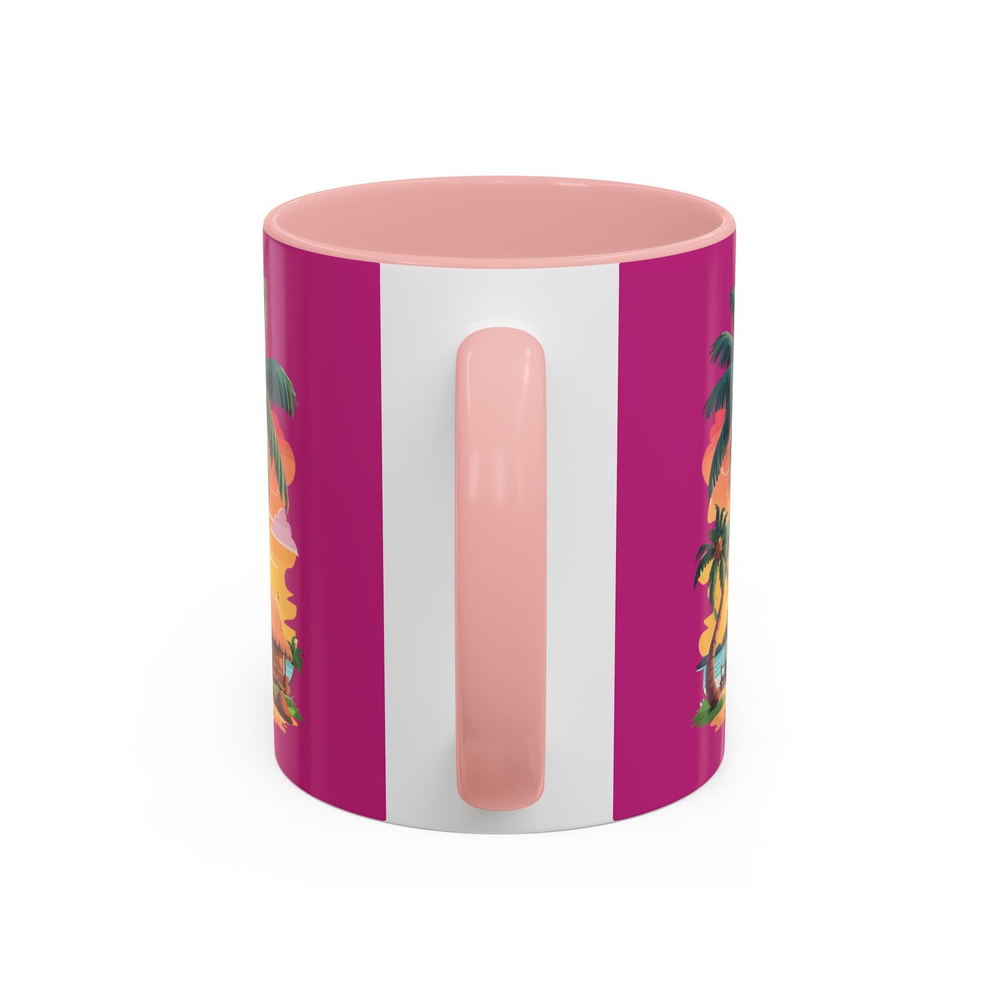 Magenta Accent Coffee Mug (11, 15oz)