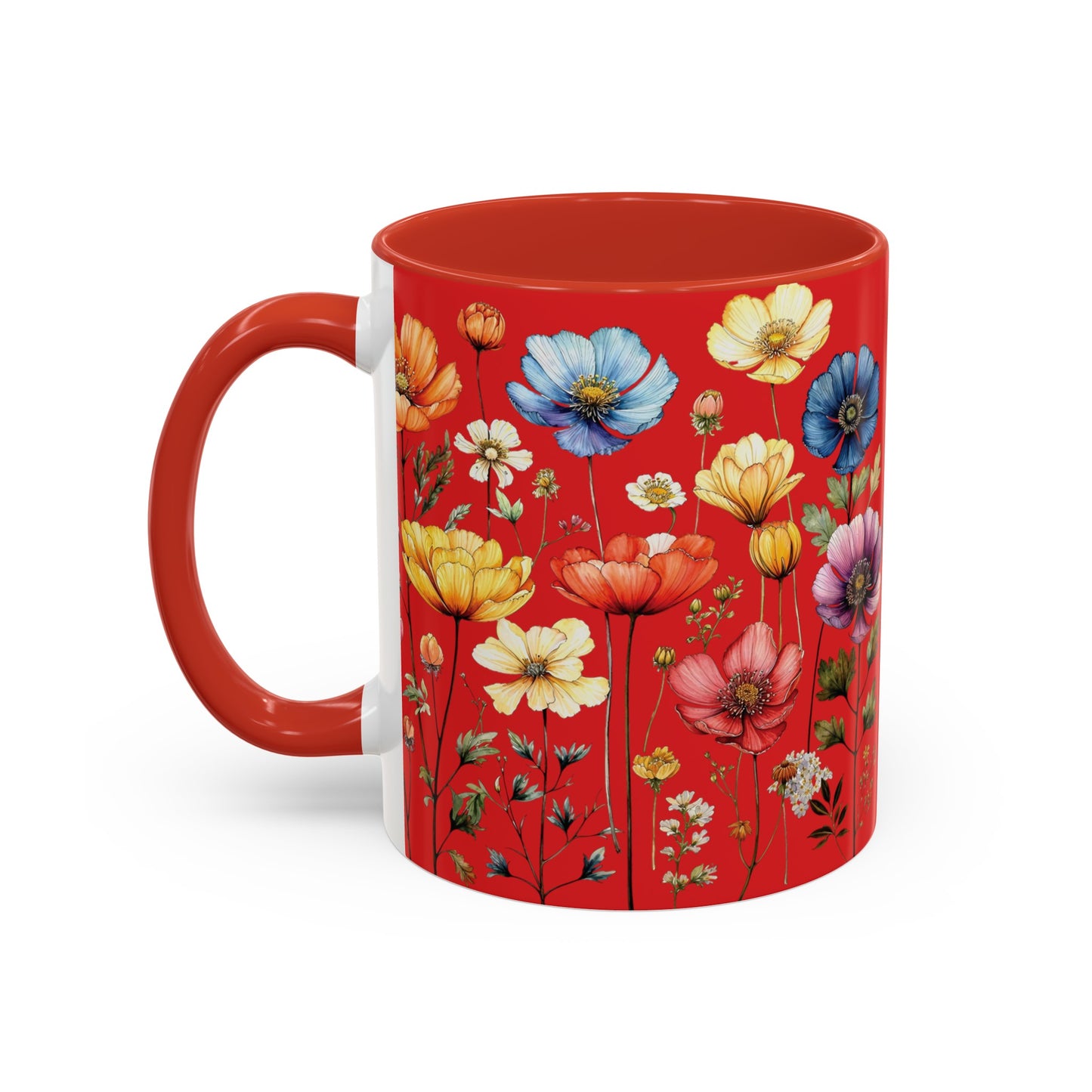 Red Accent Coffee Mug (11oz)