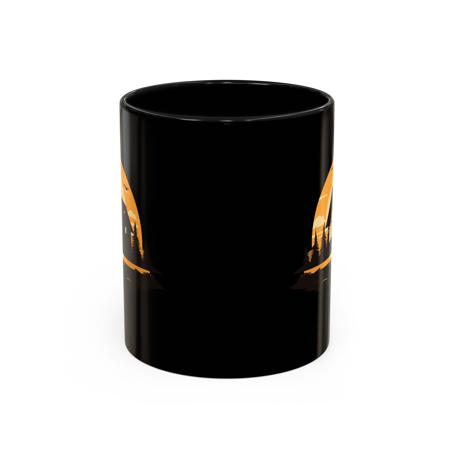 Black Accent Coffee Mug (11, 15oz)