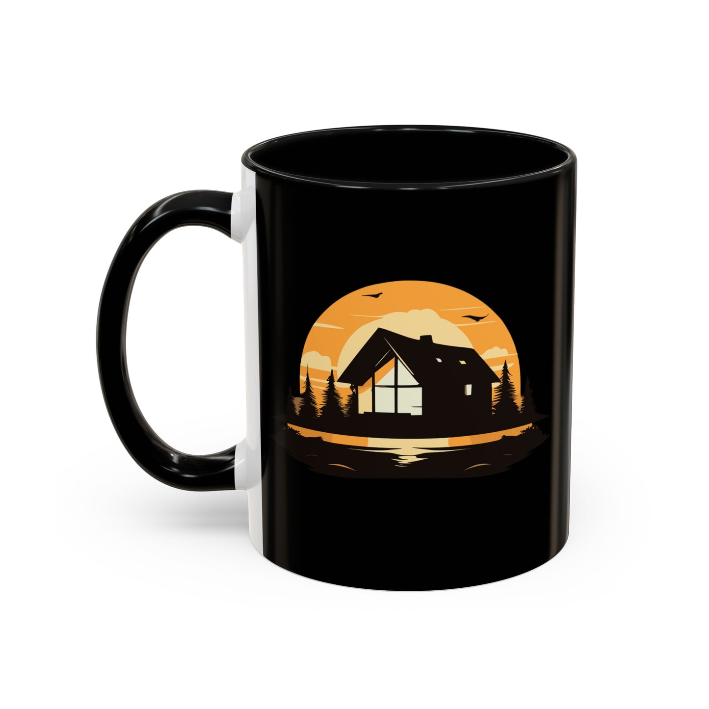 Black Accent Coffee Mug (11, 15oz)