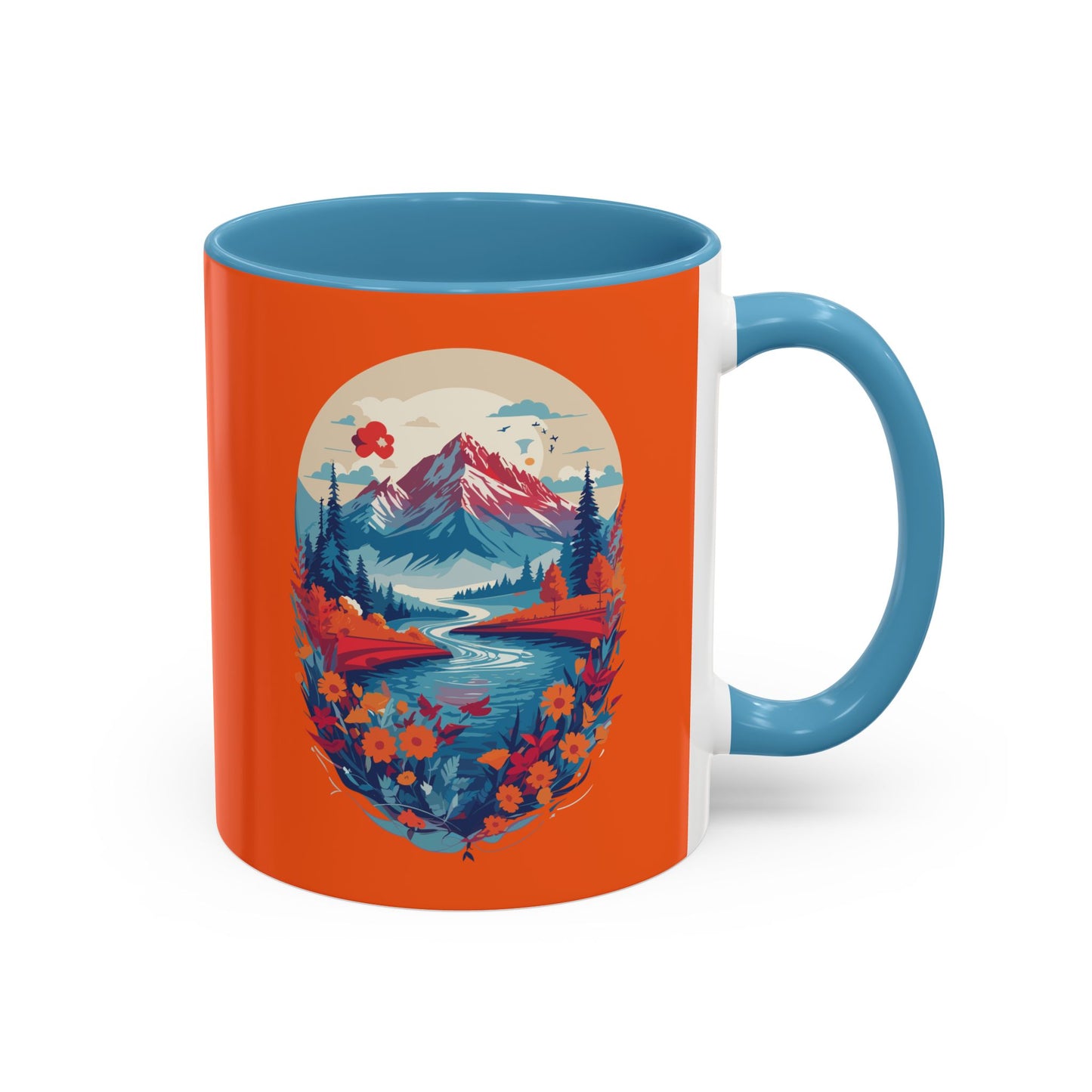 Red Accent Coffee Mug (11oz)