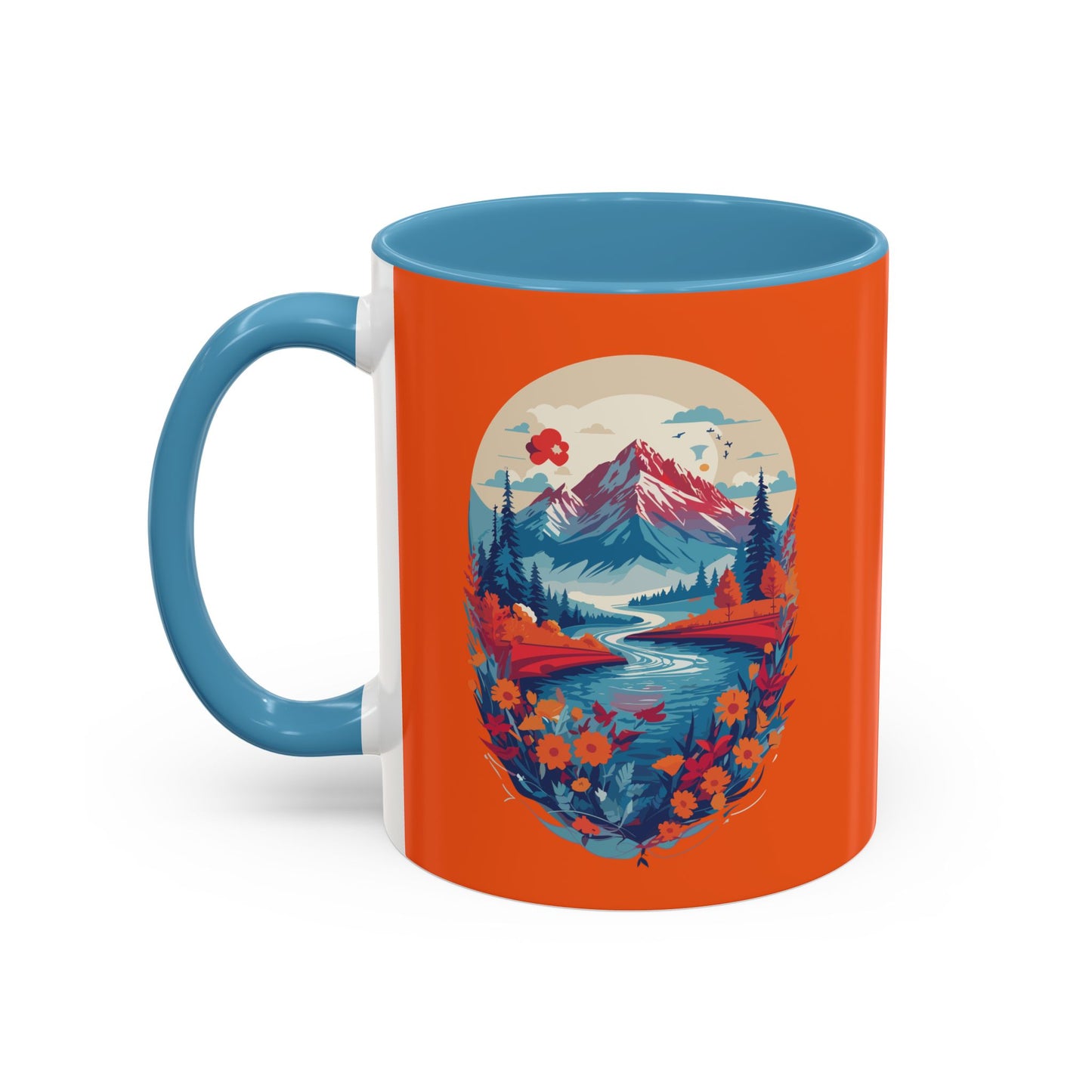 Red Accent Coffee Mug (11oz)